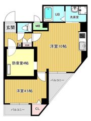 ハイツASKの間取り画像