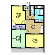 岩滑イーストハイツの間取り画像
