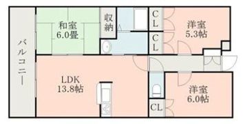 カンフォートの間取り画像