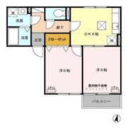 プリムヴェール 八番館の間取り画像