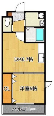 華里レジデンスの間取り画像