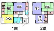 楠 貸家（中）の間取り画像