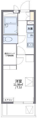 レオパレスハレ マレコの間取り画像
