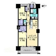 アルファステイツ南新町タワーレジデンスの間取り画像