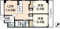 コーポMの間取り画像