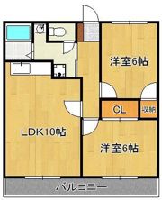 ロアンジュ下曽根の間取り画像