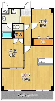 コンフォートスクエア安部山の間取り画像
