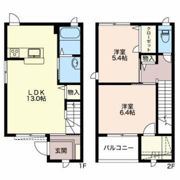 岩田コーポ草島の間取り画像