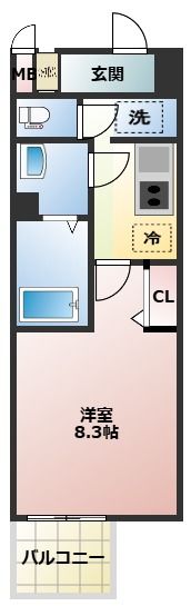 LUMINOUS新大阪(旧:S-FORT新大阪ravir)の間取り画像