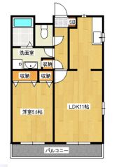 ベルヴィ栗東の間取り画像