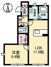 グランマスト伴 B棟の間取り画像
