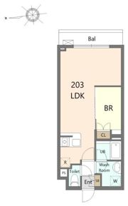 Impleos和光eastの間取り画像
