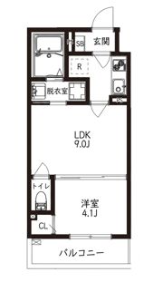 AXIA CITY 神戸松原の間取り画像