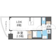 セレニテ天六ミラクの間取り画像