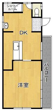 小竹平屋の間取り画像