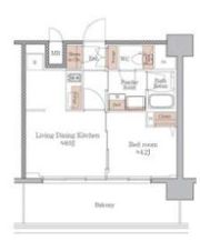 ジオエント梅田北リバーフロントの間取り画像