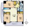 クレールスクエアの間取り画像