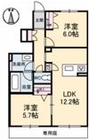 Livable Sunny Flatの間取り画像