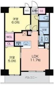 グラマシー京橋の間取り画像