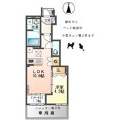 小信中島新築アパートの間取り画像