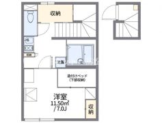 レオパレスラ スリーズの間取り画像
