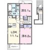 別府町アパートの間取り画像