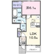 別府町アパートの間取り画像