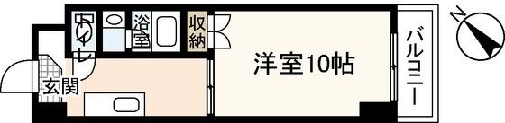 ラフィネ牛田本町の間取り画像