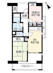 UR新川・島屋敷通りの間取り画像