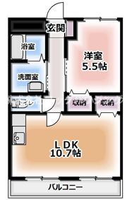 コンフォール中道の間取り画像