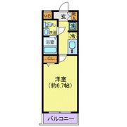 プレール・ドゥーク品川御殿山の間取り画像
