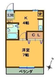 ココスⅡの間取り画像