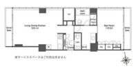 ウエリスアーバン品川タワーの間取り画像