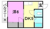 ニューリバーかやまちの間取り画像