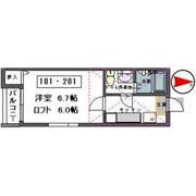 STAGE中田Ⅰの間取り画像