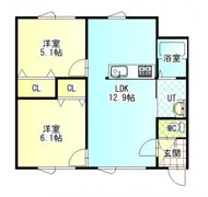 クローバーハウスNo.10の間取り画像