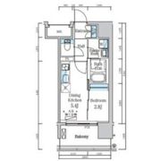 デュオフラッツ仙台木町通リネアの間取り画像