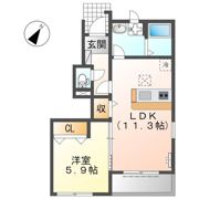 プライムメゾン桜の間取り画像