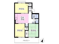 木村ハイツの間取り画像