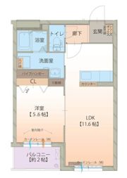 ハートフル 楓の間取り画像