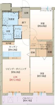 ボヌールの間取り画像