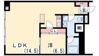 イーストコート2番街の間取り画像