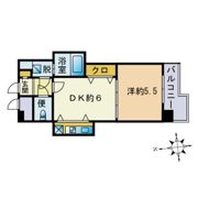 エステートモア大濠れんが通りの間取り画像