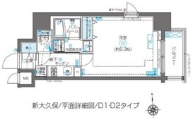 ZOOM新大久保の間取り画像