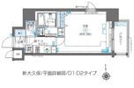 ZOOM新大久保の間取り画像