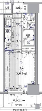エスリード天神橋筋六丁目の間取り画像