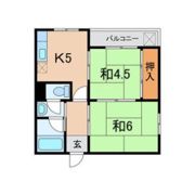 炭山ハイツの間取り画像