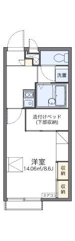 レオパレスメロンヴィーブルの間取り画像