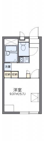 レオパレスハーベストの間取り画像