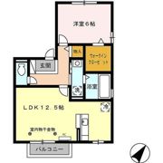 リビングタウンヴェルード Cの間取り画像